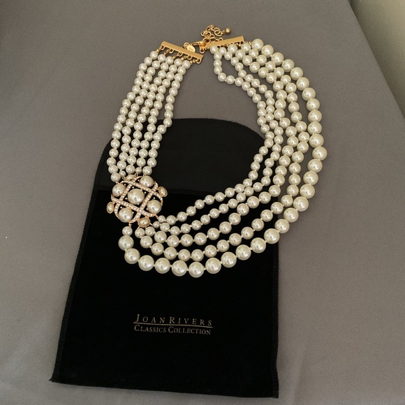 Joan Rivers Classic Collection Faux Pearl Necklace by Ciner - Picture 3 of 4